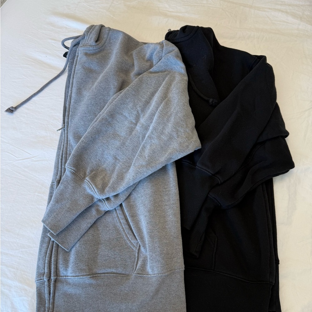 Wild Fable Charcoal Zip-Up Hoodie